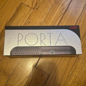 porta portable hair straightening brush